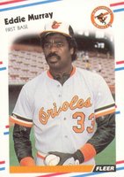 1988 Fleer #567 Eddie Murray Baseball Card