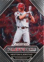 2020 Panini Prizm Draft Picks Fireworks #PDP177 Heston Kjerstad Baseball Card