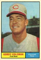 1961 Topps #194 Gordy Coleman Baseball Card