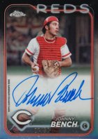 2024 Topps Chrome Chrome Legends Autographs #CLAJB Johnny Bench Baseball Card