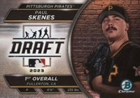 2023 Bowman Draft Bowman Draft Night #BDN7 Paul Skenes Refractor Baseball Card