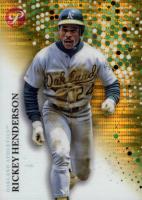 2022 Topps Pristine #70 Rickey Henderson Pristine Gold Refractor Baseball Card