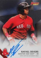 2015 Bowman's Best Best of 2015 Autographs #RD Rafael Devers Baseball Card