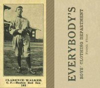 1916 Everybody's #183 Clarence Walker Baseball Card