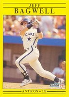 1991 Fleer Update #U-87 Jeff Bagwell Baseball Card