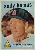 1959 Topps #527 Solly Hemus Baseball Card