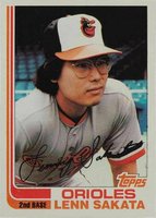 1982 Topps #136 Lenn Sakata Baseball Card