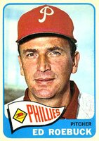 1965 Topps #52 Ed Roebuck Baseball Card