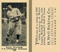 1916 Weil Baking Co. #182 Honus Wagner Baseball Card