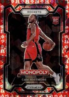 2023 Panini Prizm Monopoly #31 Cam Whitmore Free Parking Basketball Card