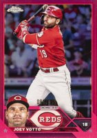 2023 Topps Chrome #190 Joey Votto Magenta Refractor Baseball Card