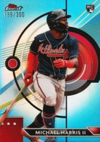 2023 Topps Finest #34 Michael Harris II Sky Blue Baseball Card