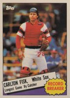 1985 Topps Tiffany #1 Carlton Fisk Baseball Card