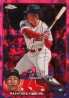 2023 Topps Chrome Update #USC174 Masataka Yoshida Magenta/Purple Lava Lamp Refractor Baseball Card