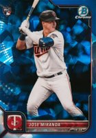 2022 Bowman Chrome Sapphire Edition #17 Jose Miranda Baseball Card