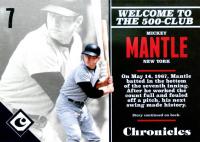 2017 Panini Chronicles #7 Mickey Mantle Baseball Card