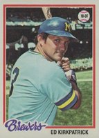 1978 Topps #77 Ed Kirkpatrick Baseball Card