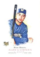 2007 Topps Allen & Ginter #116 Ryan Braun Baseball Card