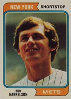 1974 Topps #380 Bud Harrelson Baseball Card