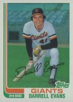 1982 Topps #17 Darrell Evans Baseball Card
