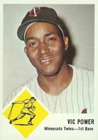 1963 Fleer #23 Vic Power Baseball Card