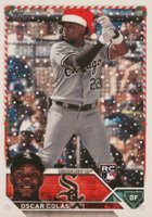 2023 Topps Holiday #H179 Oscar Colas SP Baseball Card