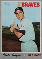 1970 Topps #206 Clete Boyer Baseball Card