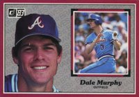 1983 Donruss Action All-Stars #45 Dale Murphy Baseball Card