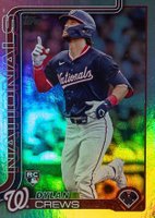 2025 Topps #74 Dylan Crews Rainbow Foil Baseball Card