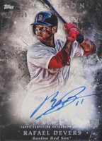 2018 Topps Inception Rookie and Emerging Stars Autographs #RD Rafael Devers Baseball Card