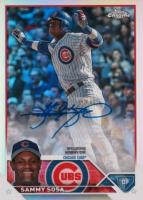 2023 Topps Chrome Update Chrome Legends Autograph #SS Sammy Sosa Baseball Card