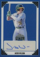 2024 Leaf Metal 1991 Leaf Autographs #91AJW1 Jacob Wilson Blue Baseball Card