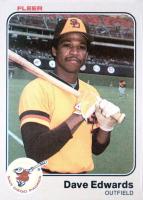 1983 Fleer #357 Dave Edwards Baseball Card