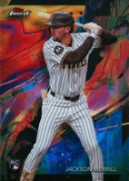 2024 Topps Finest #96 Jackson Merrill Oil Spill Refractor Baseball Card