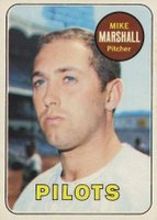 1969 O-Pee-Chee #17 Mike G. Marshall Baseball Card