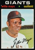 1971 O-Pee-Chee #600 Willie Mays Baseball Card