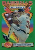 1993 Finest #85 Greg Maddux Refractor Baseball Card