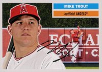 2017 Topps Throwback Thursday  #69 Mike Trout Baseball Card