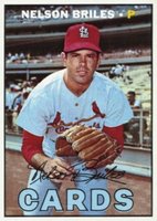1967 Topps #404 Nelson Briles Baseball Card