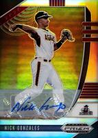 2020 Panini Prizm Draft Picks #PDP7 Nick Gonzales Autograph Baseball Card