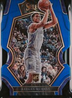 2022 Panini Select #197 Keegan Murray Blue Die-Cut Basketball Card