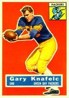 1956 Topps #43 Gary Knafelc Football Card