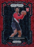 2023 Panini Prizm #141 Scoot Henderson Red Fast Break Basketball Card