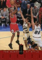 1998 Upper Deck MJ Living Legend #122 Michael Jordan The Elements of Style Basketball Card