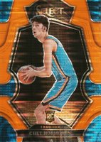 2022 Panini Select #196 Chet Holmgren Neon Orange Pulsar Fotl Basketball Card