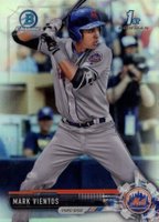 2017 Bowman Draft #BDC139 Mark Vientos Chrome-Refractor Baseball Card