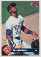 1993 Donruss #390 Fred McGriff Baseball Card