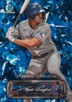 2024 Bowman Sapphire Edition Sapphire Selections #BSS9 Wyatt Langford Baseball Card