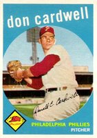 1959 Topps #314 Don Cardwell Baseball Card