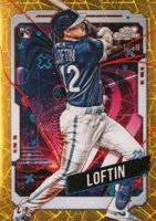 2024 Topps Chrome Cosmic #189 Nick Loftin Gold Interstellar Refractor Baseball Card